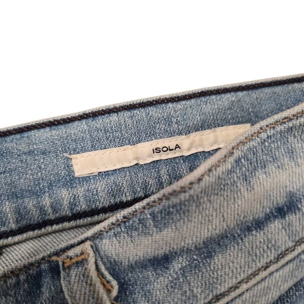 Citizens of Humanity Isola Cropped Bootcut Jeans Women's 27 Blue Denim Stretch‎ - Picture 5 of 8